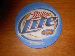 Coasters: Miller Lite Pack of 12